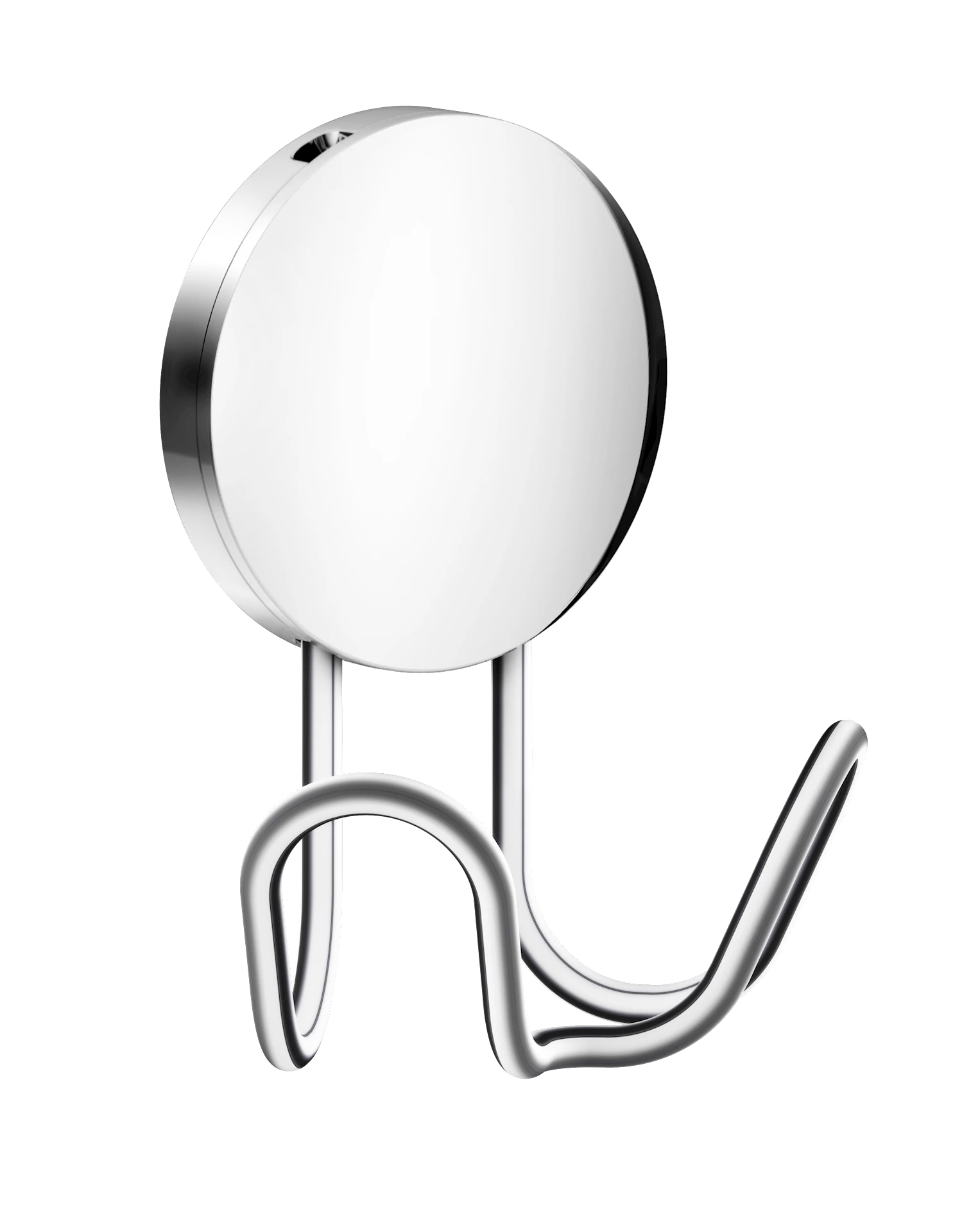 ARTBK356 - Beslagsboden dobbel krok, krom - 